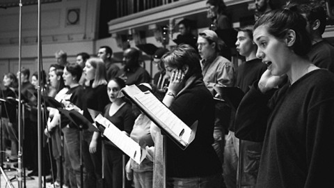 Members of the University of Michigan Opera Chorus