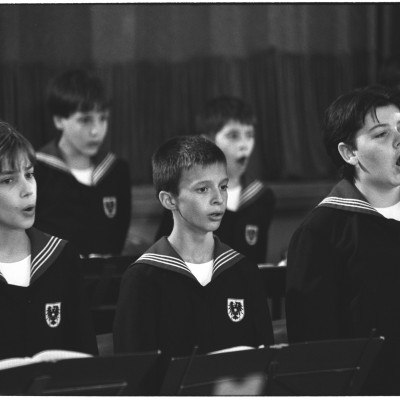 Members of the Vienna Boys Choir