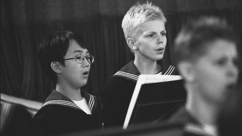 Members of the Vienna Boys Choir
