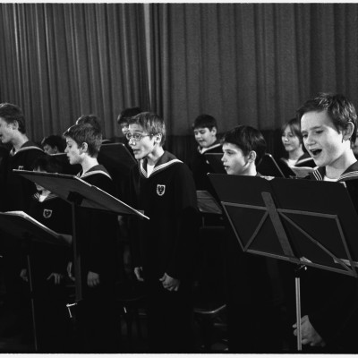 Members of the Vienna Boys Choir