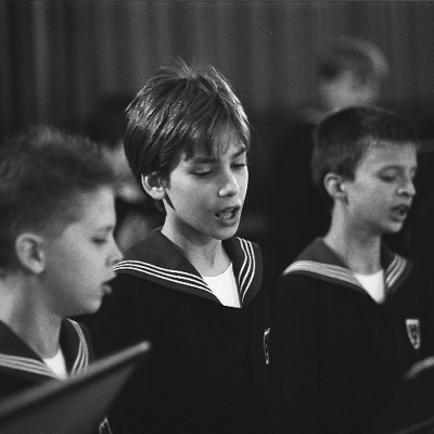 Members of the Vienna Boys Choir