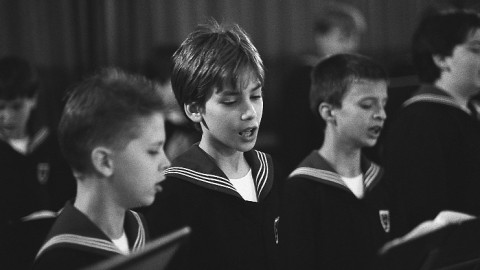 Members of the Vienna Boys Choir