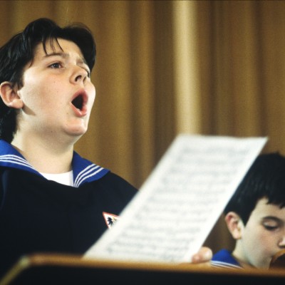 Members of the Vienna Boys Choir