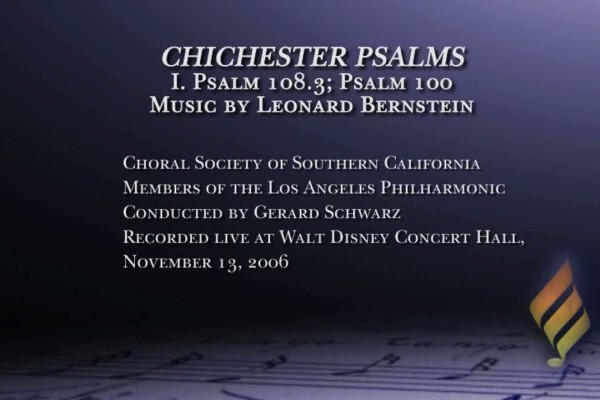 Chichester Psalms: Live with Members of the LA Philharmonic